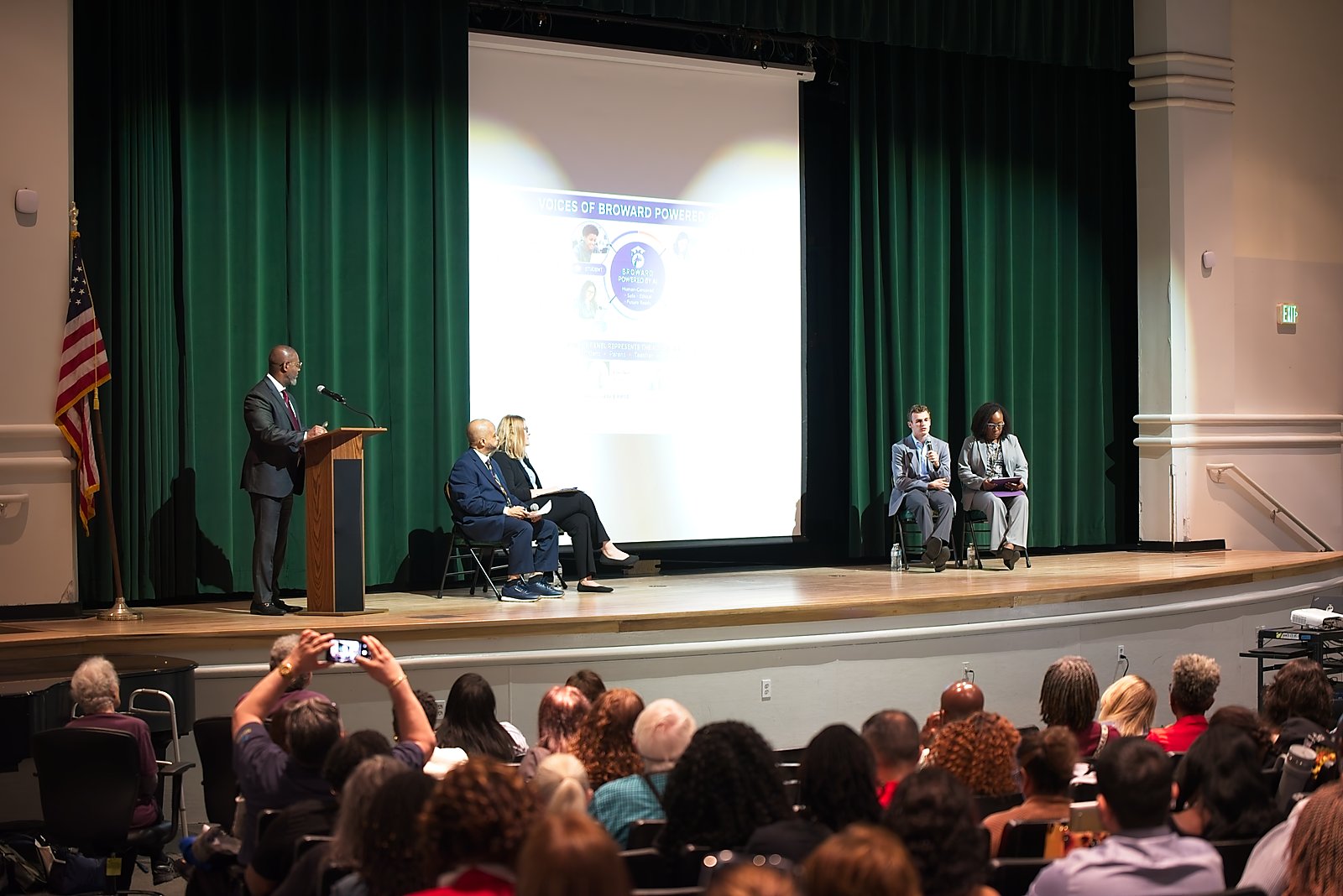 Parent AI Symposium 2026 - panelists on stage